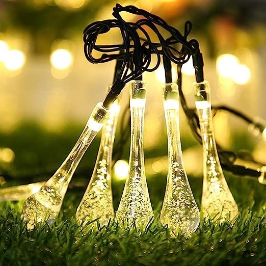 LAST DAY 50% OFF🔥Water Drop Solar Lights