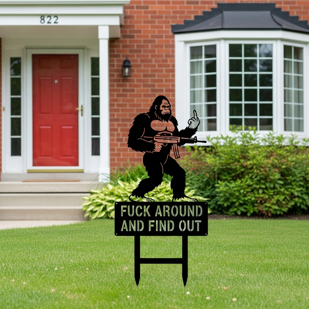 "F*ck Around & Find Out" Garden Guardians