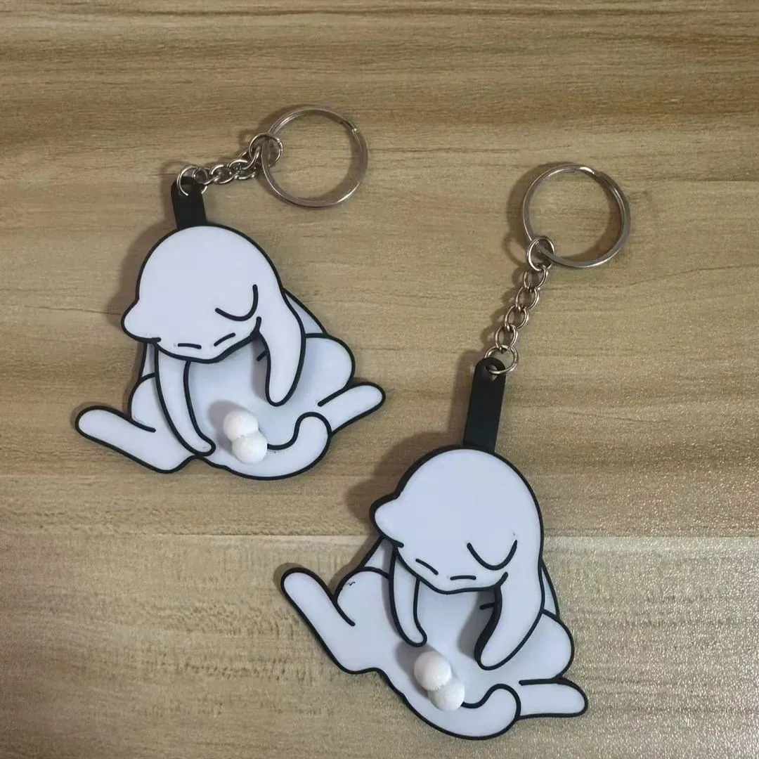 ✨Hot Sale 50% OFF--🤣Funny Wiggling Cat Keychain