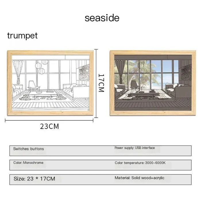 🔥2023 HOT SALE🥳-Lighting Painting Decoration✨