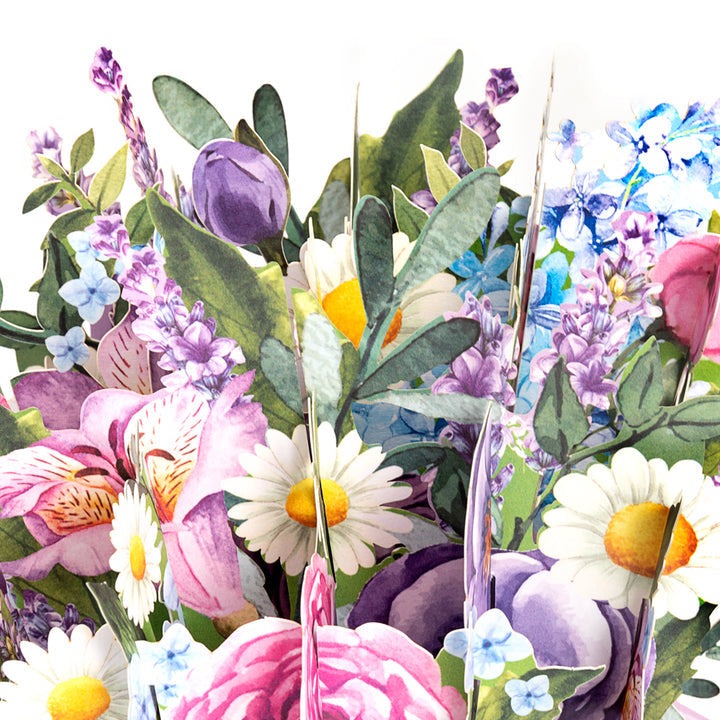 Colorful Floral Box Pop up Card for Mother's Day