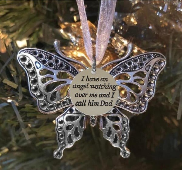 🔥HOT SALE❤️Carving Butterfly Memorial Family Pendant❤️