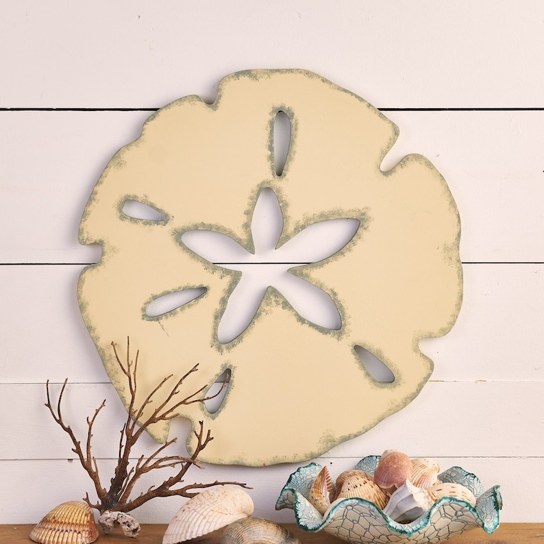 🌊Wooden Sand Dollar Wall Decor