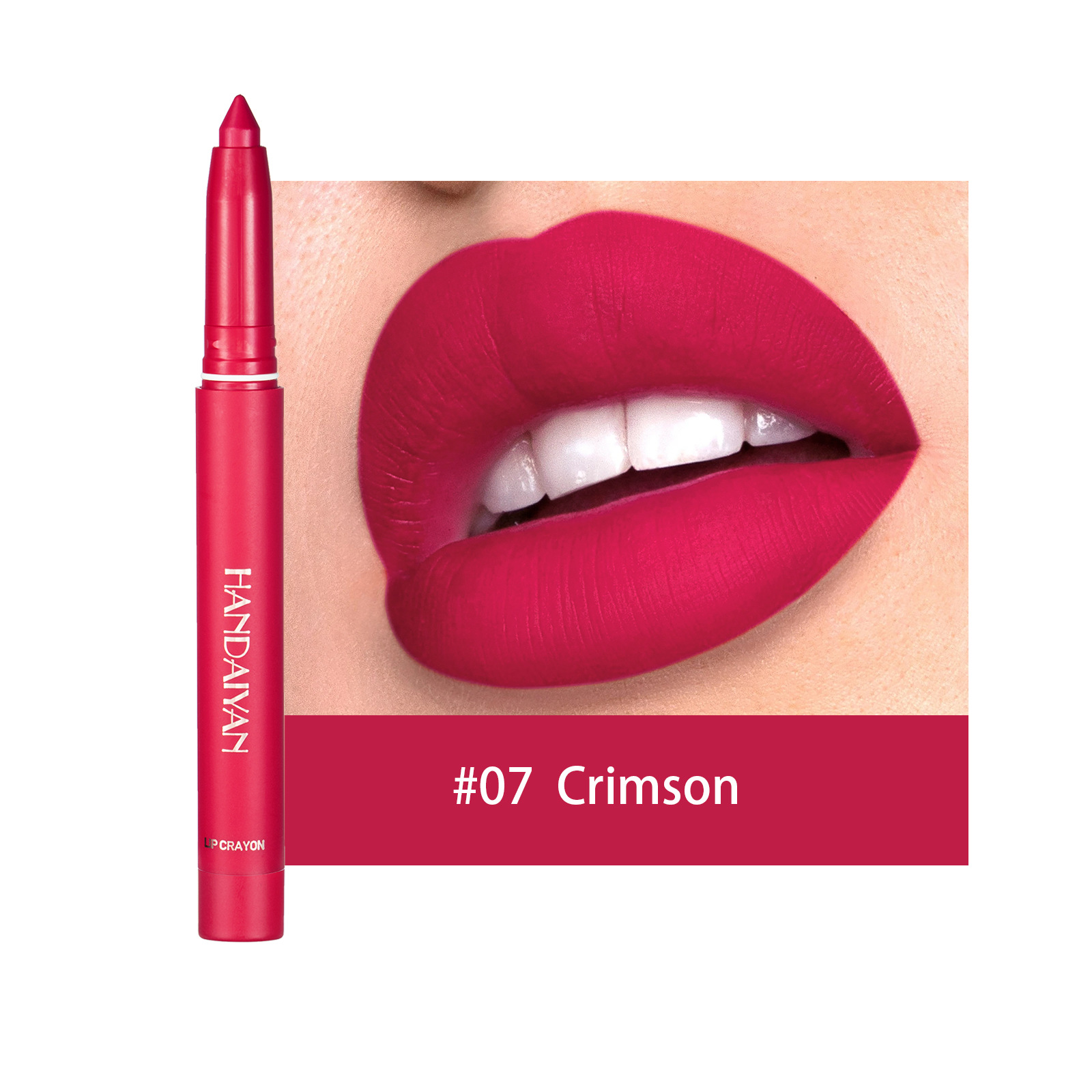 HANDAIYAN™12 Color Rotating Sharpenable Matte Lipstick Pencils