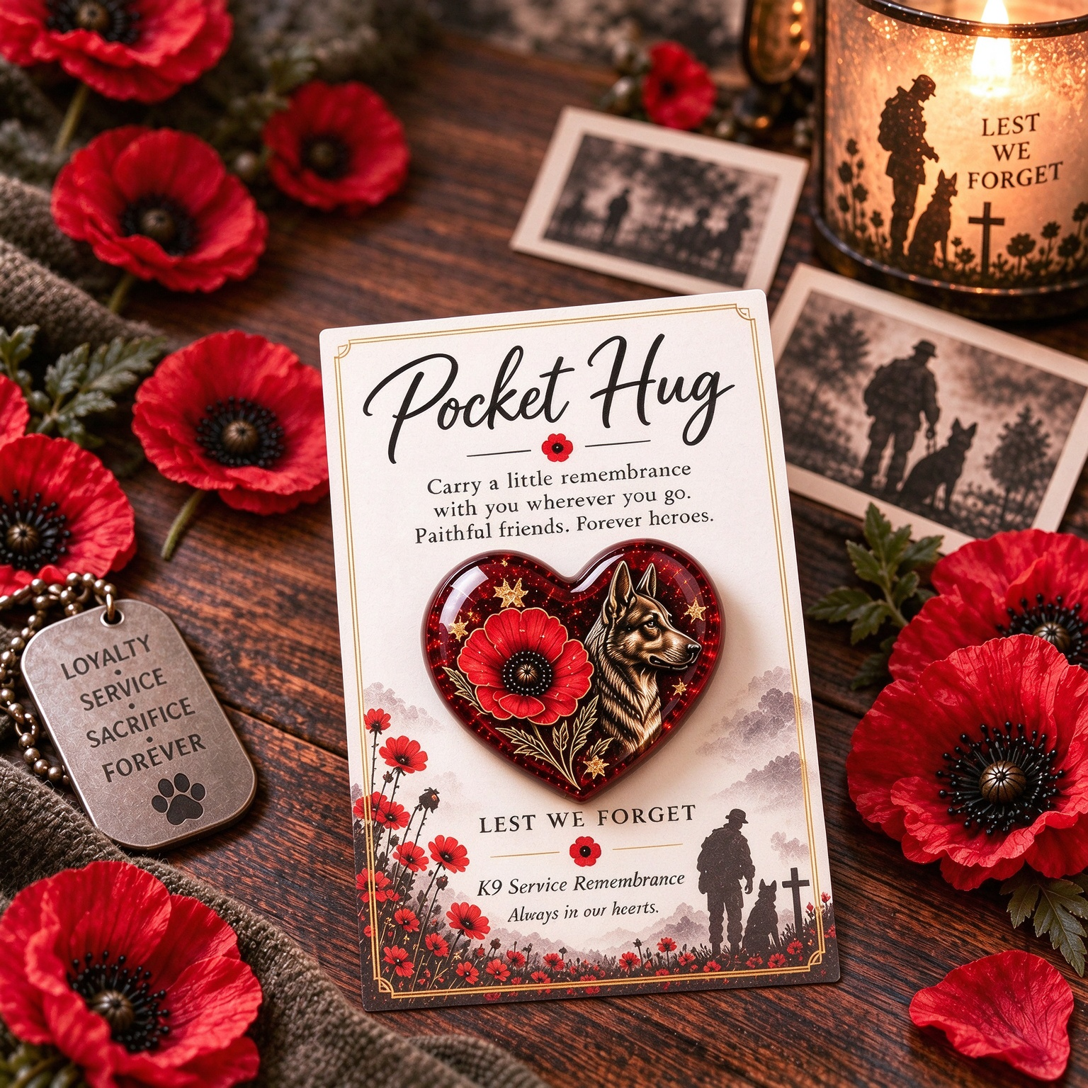 🌸 Pocket Hug™ Remembrance – A Little Keepsake of Love, Honor & Memories ❤️