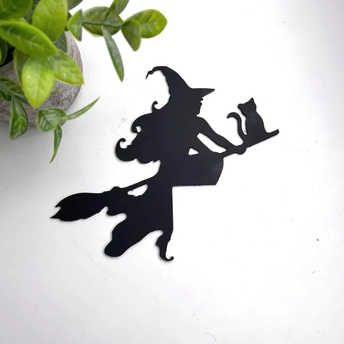 Halloween Black Cat Door Corner Sign Decoration