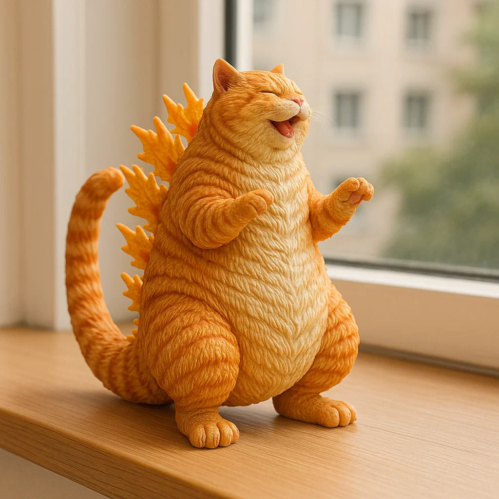 🔥Limited Edition🎁Monster Cat Figurine