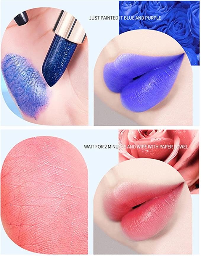 ✨Blue Enchantress Color Changing Lipstick💄