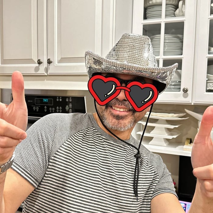 🔥HOT SALE🤩-Disco Ball Cowboy Hat🤠