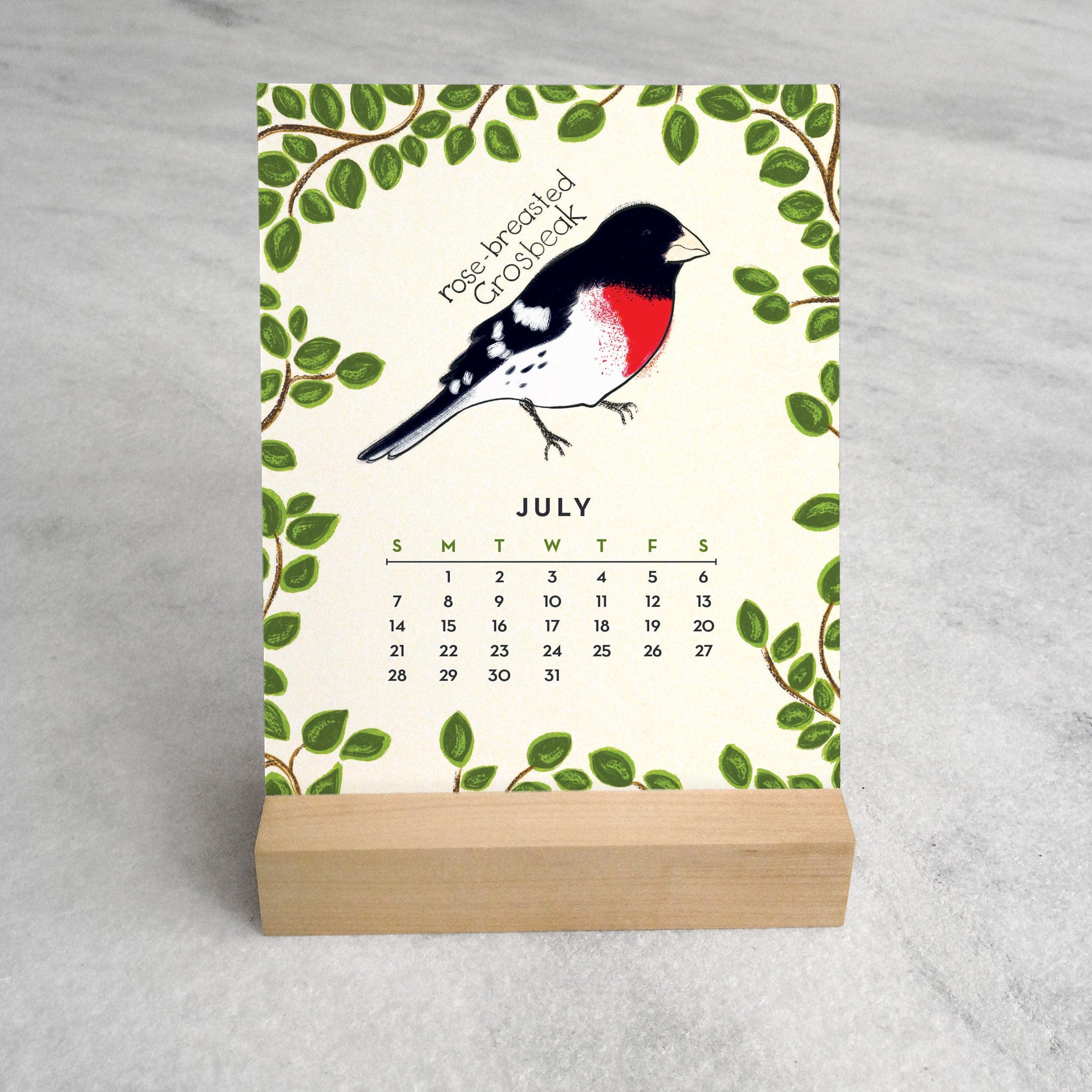 🐦FEATHERED FRIENDS 2024 DESK CALENDAR📅