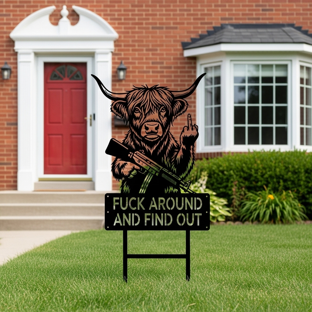 "F*ck Around & Find Out" Garden Guardians
