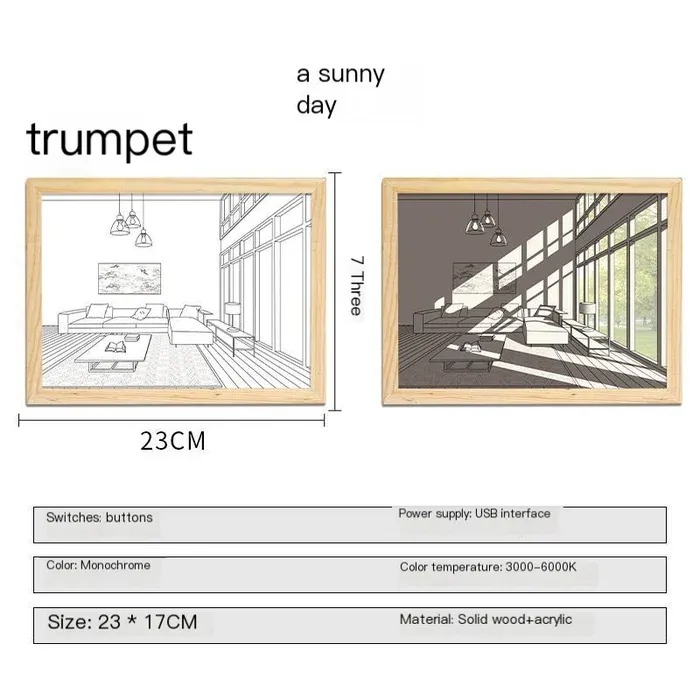 🔥2023 HOT SALE🥳-Lighting Painting Decoration✨