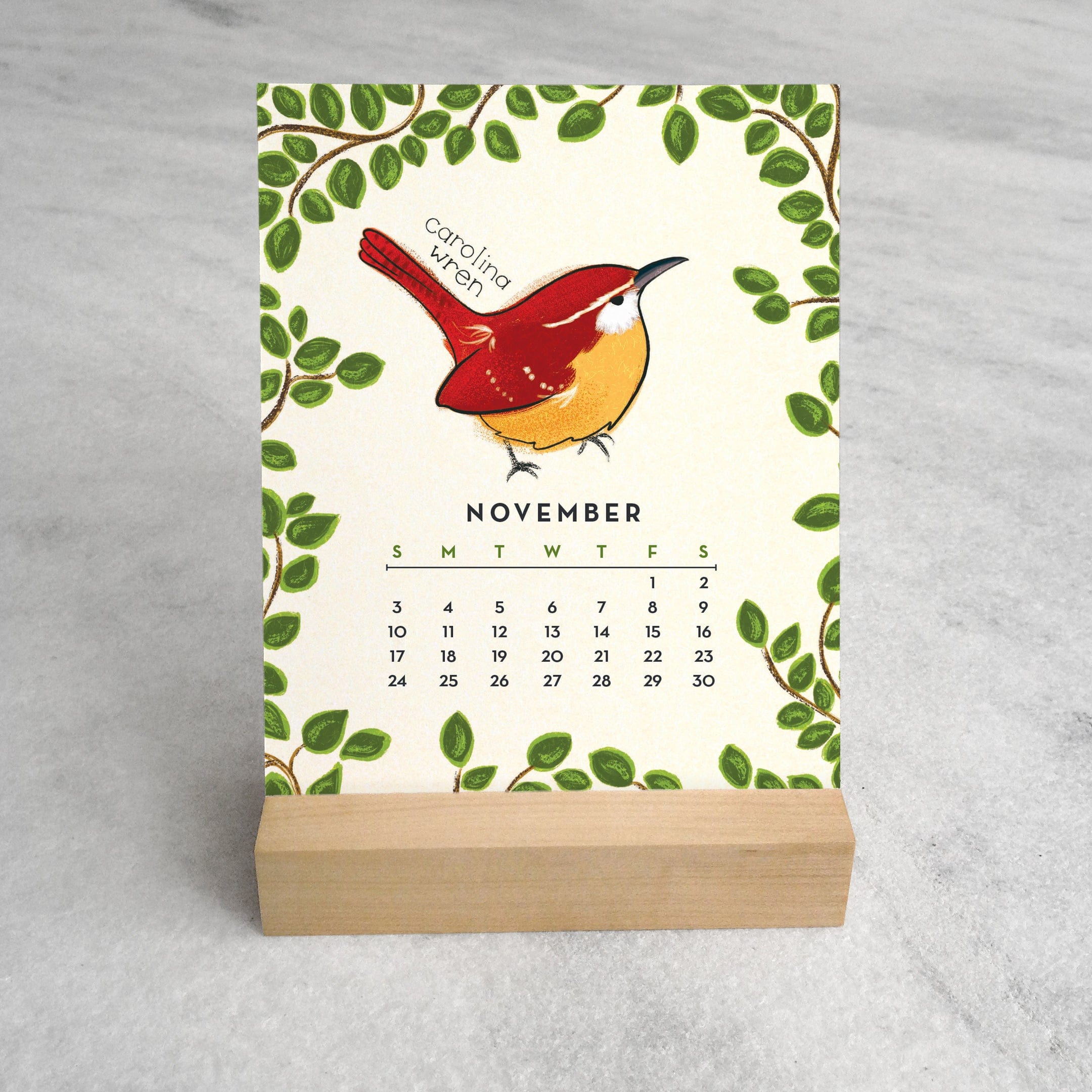 🐦FEATHERED FRIENDS 2024 DESK CALENDAR📅