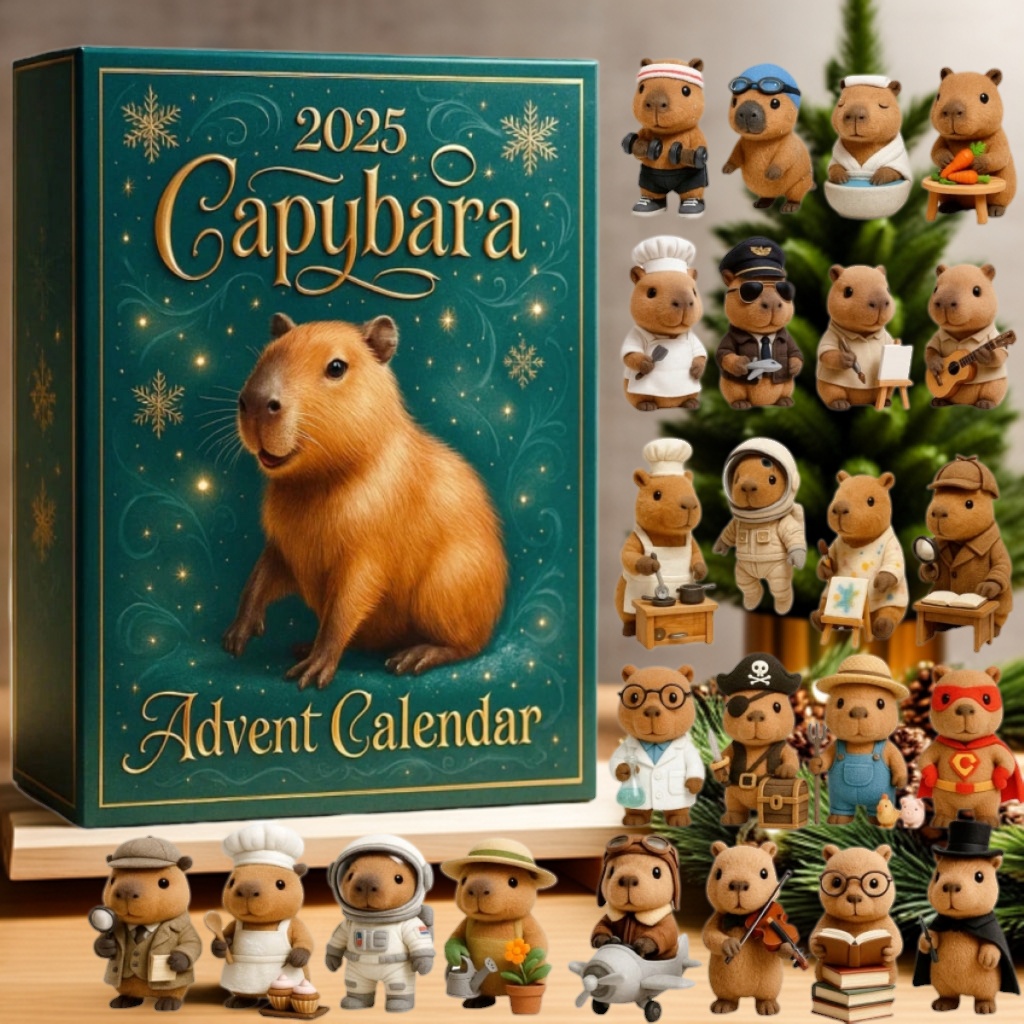 2025 Capybara Advent Calendar – Chill Vibes & Daily Surprises!