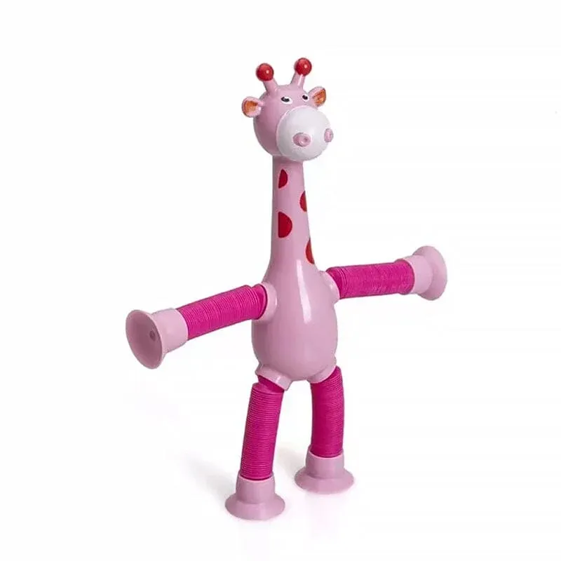 Telescopic Suction Cup Giraffe Toy