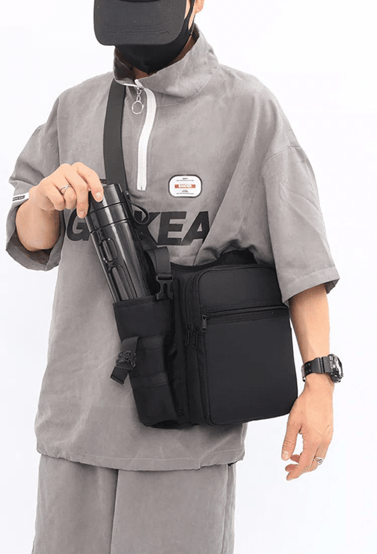Multifunction Messenger Bag (Can Hold Water Bottle)