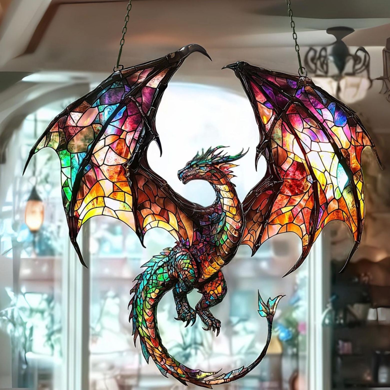 Enchanted Dragon Suncatcher