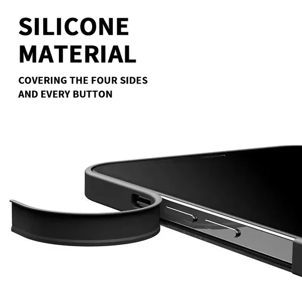 2023 New Flat 3D Square Pattern Glass Case Cover for iPhone