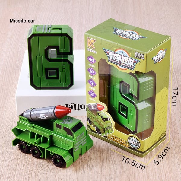 🎁Number Transforming Toy Car Robot🎁🔥BUY $40 🛩️Free Shipping