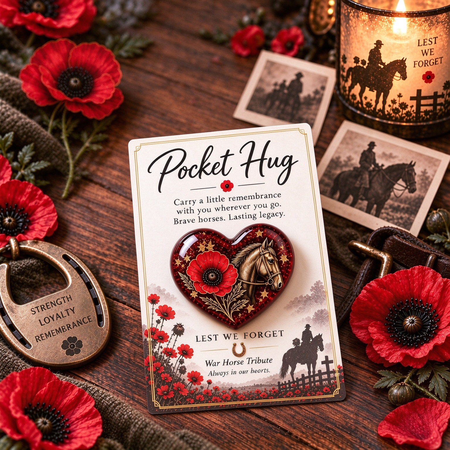 🌸 Pocket Hug™ Remembrance – A Little Keepsake of Love, Honor & Memories ❤️