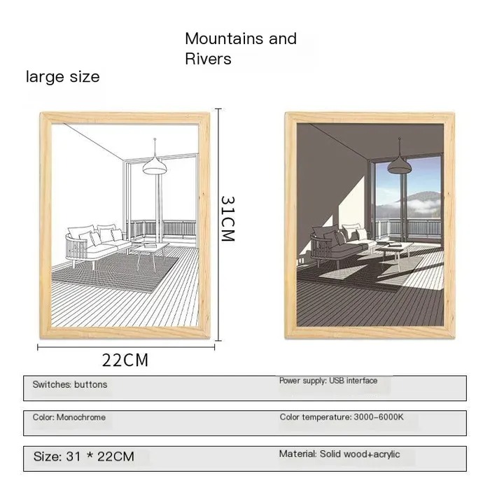 🔥2023 HOT SALE🥳-Lighting Painting Decoration✨