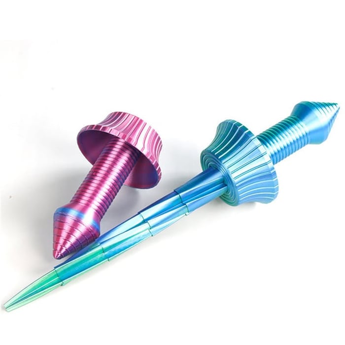 3D Gravity Retractable Sword