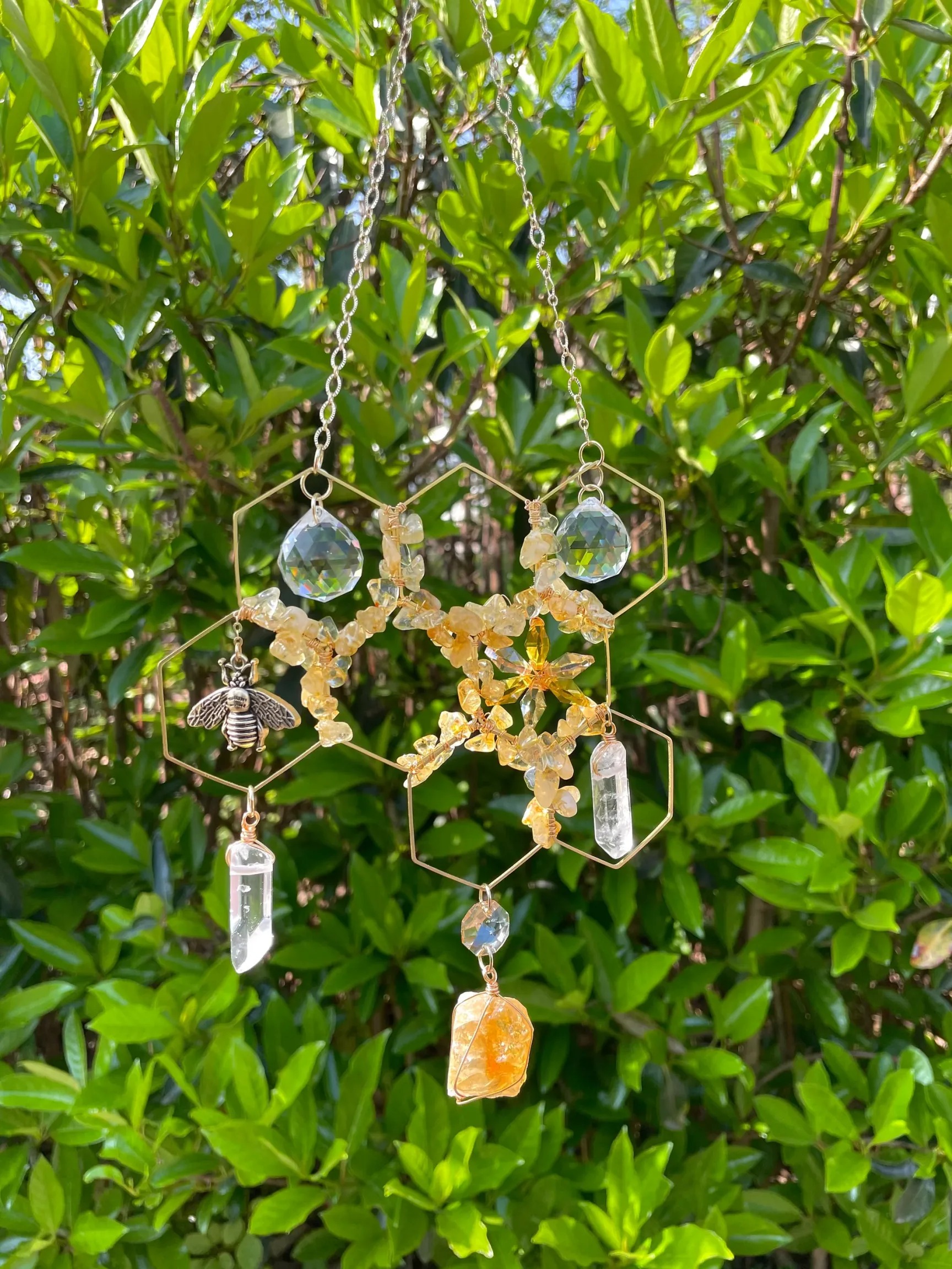 🥰Perfect Gift🎁- 2023 Honeycomb Crystal Decor