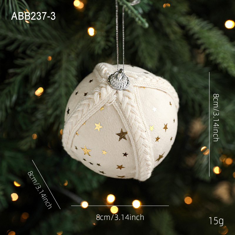 Starry Knit Christmas Baubles 🎄✨