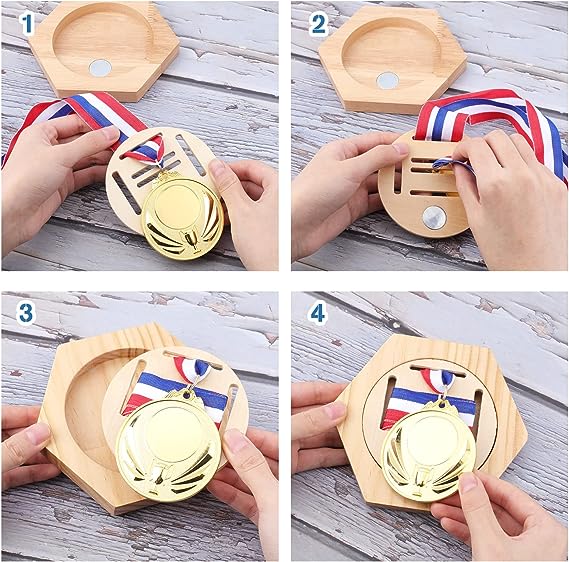 Solid Wood Medal Hangers