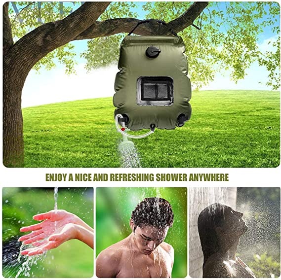 🔥BUY TWO SAVE 20% OFF🤩Outdoor Solar Shower Bag With Thermometer