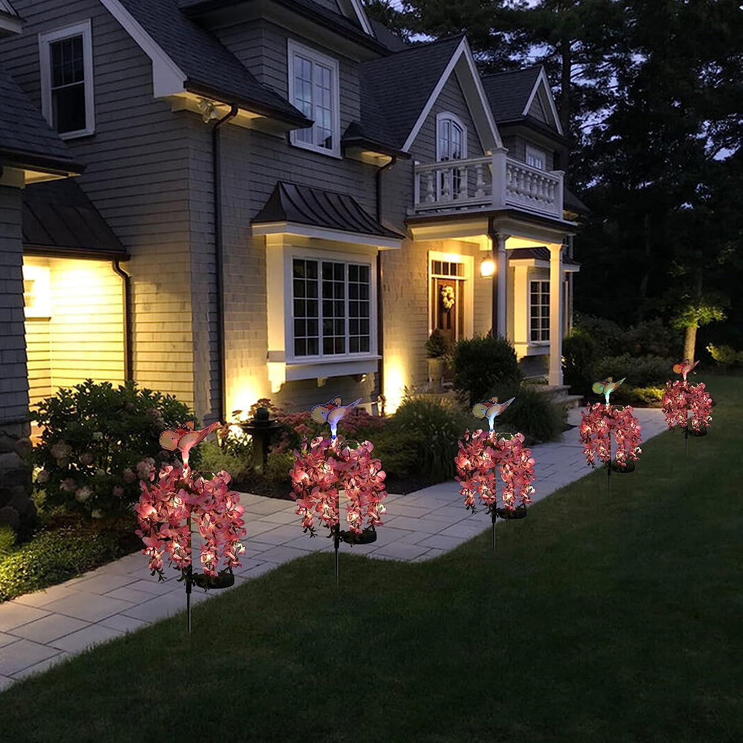 Solar Flowers Lights Outdoor