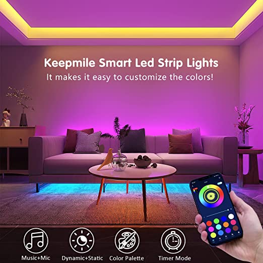 📲USB Bluetooth Control LED Color Light Strip✨