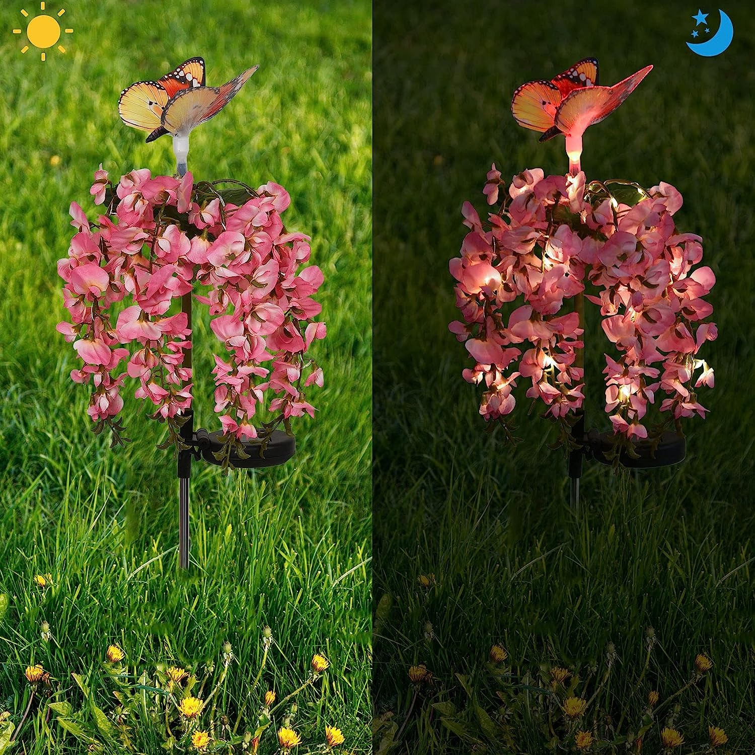 Solar Flowers Lights Outdoor