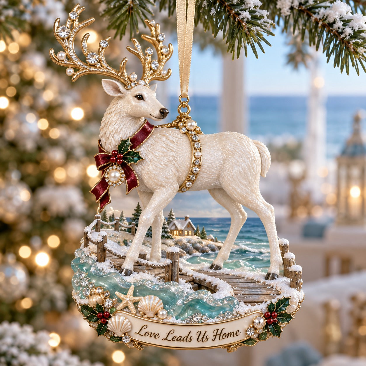 🌊 Coastal Christmas Ornament Collection – Seaside Holiday Keepsake