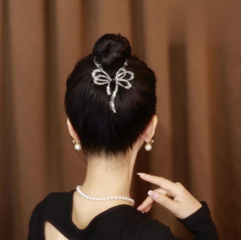 🔥Hot Sale 49% OFF🎀Bow Shiny Hairpin