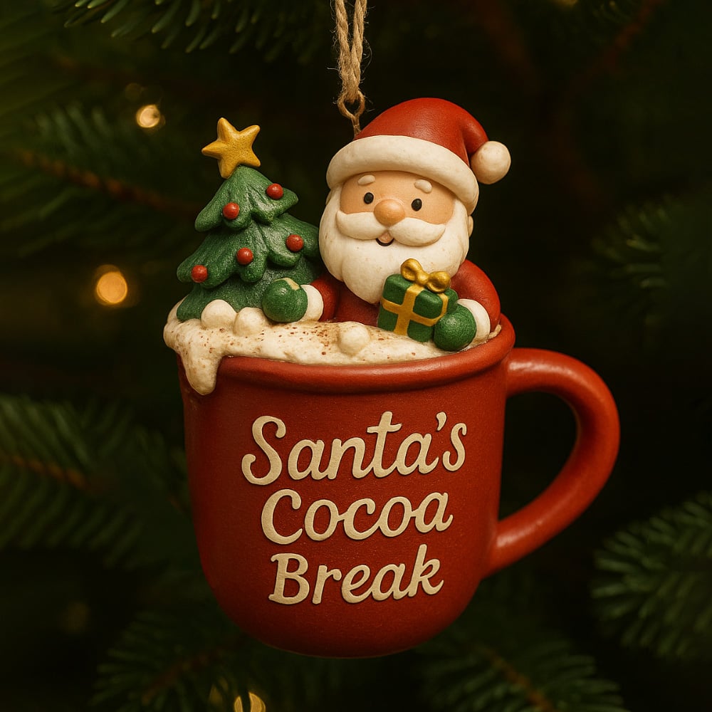 Christmas Drink Cup Ornament