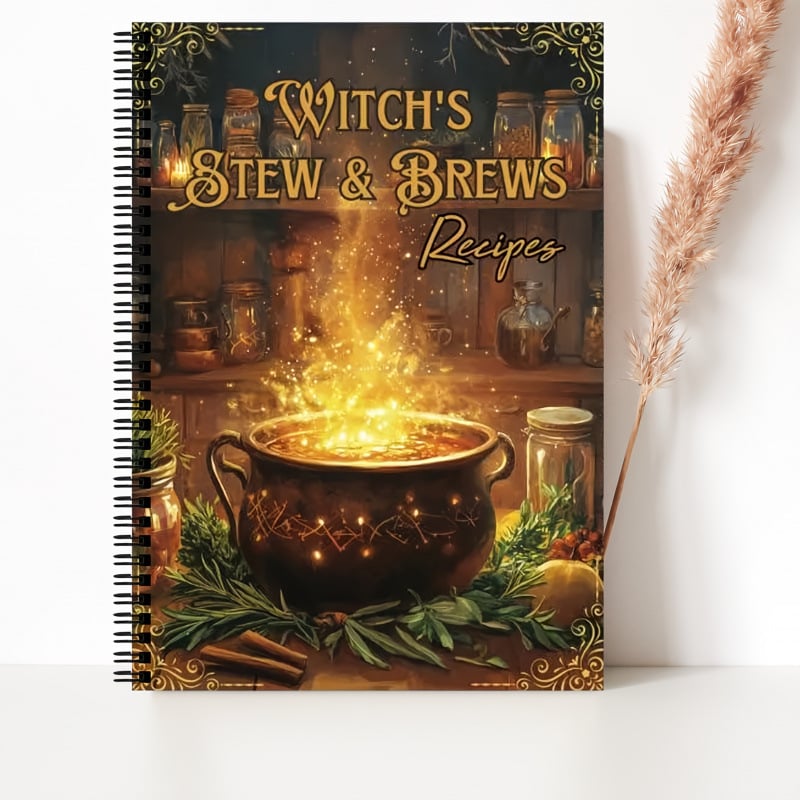 🔥Last Day 49% OFF - 🧙‍♀️🍲WITCH'S STEW & BREWS Decipes:50 Enchanted Recipes for Body and Soul💫