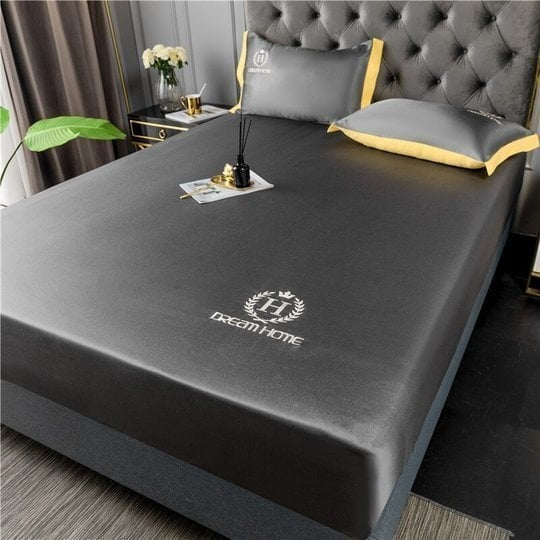 Ice Silk Bed Sheet 🎁Summer Promotion-Free Pillowcase & 49% OFF 🎁