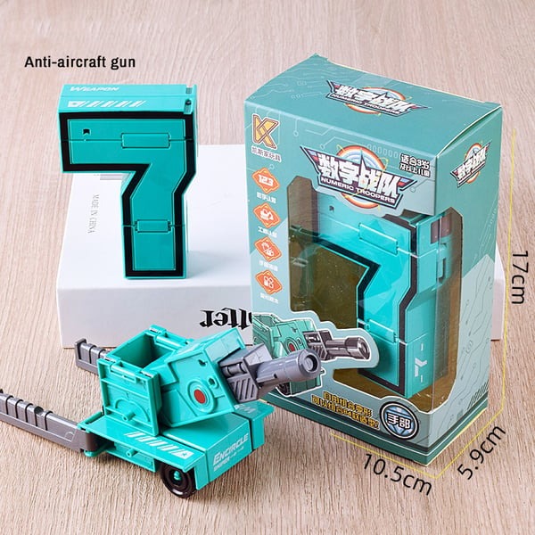 🎁Number Transforming Toy Car Robot🎁🔥BUY $40 🛩️Free Shipping