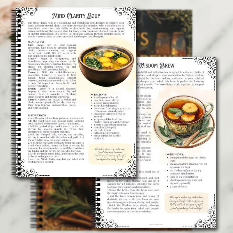 🔥Last Day 49% OFF - 🧙‍♀️🍲WITCH'S STEW & BREWS Decipes:50 Enchanted Recipes for Body and Soul💫