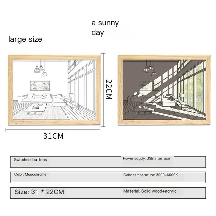 🔥2023 HOT SALE🥳-Lighting Painting Decoration✨