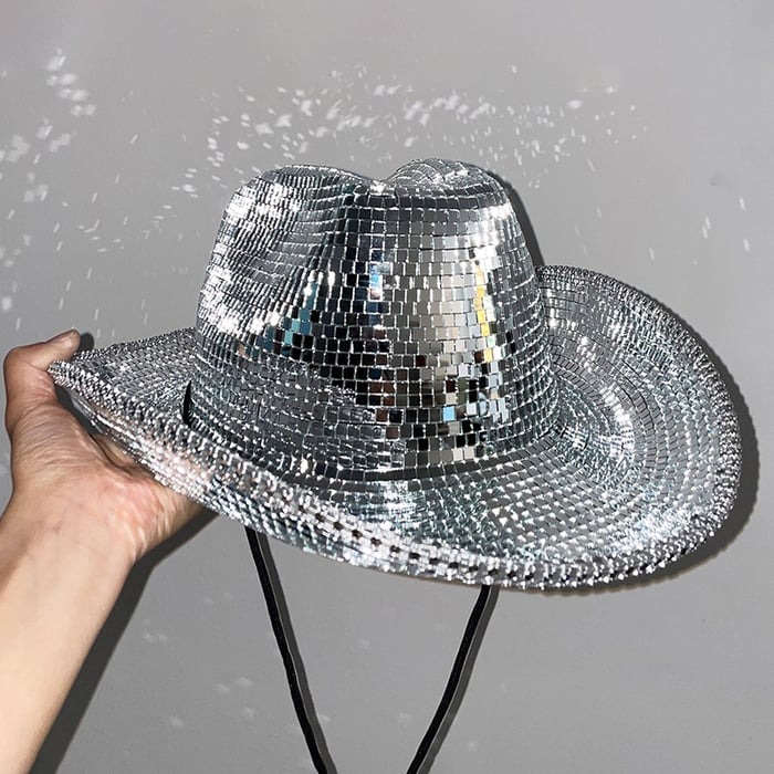 🔥HOT SALE🤩-Disco Ball Cowboy Hat🤠