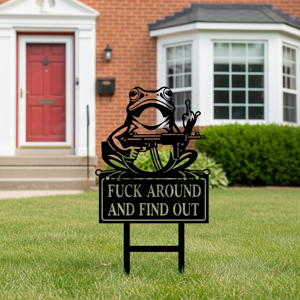 "F*ck Around & Find Out" Garden Guardians