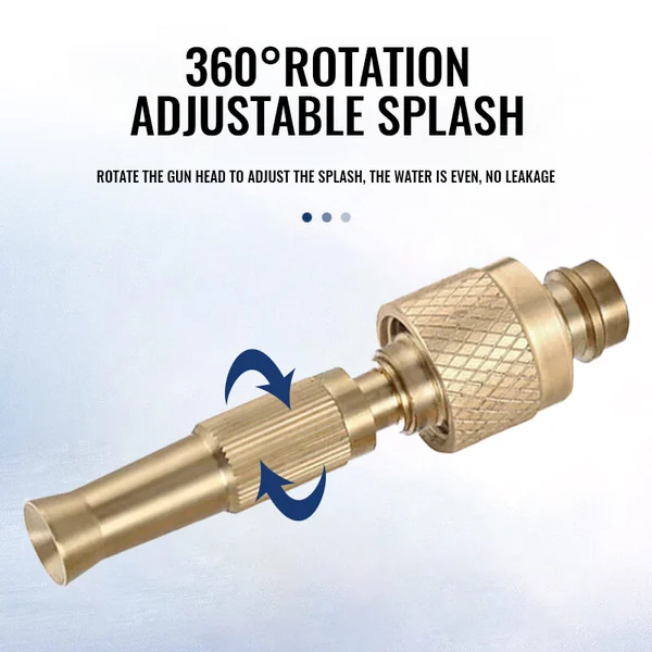 High Pressure Brass Water Hose Nozzle