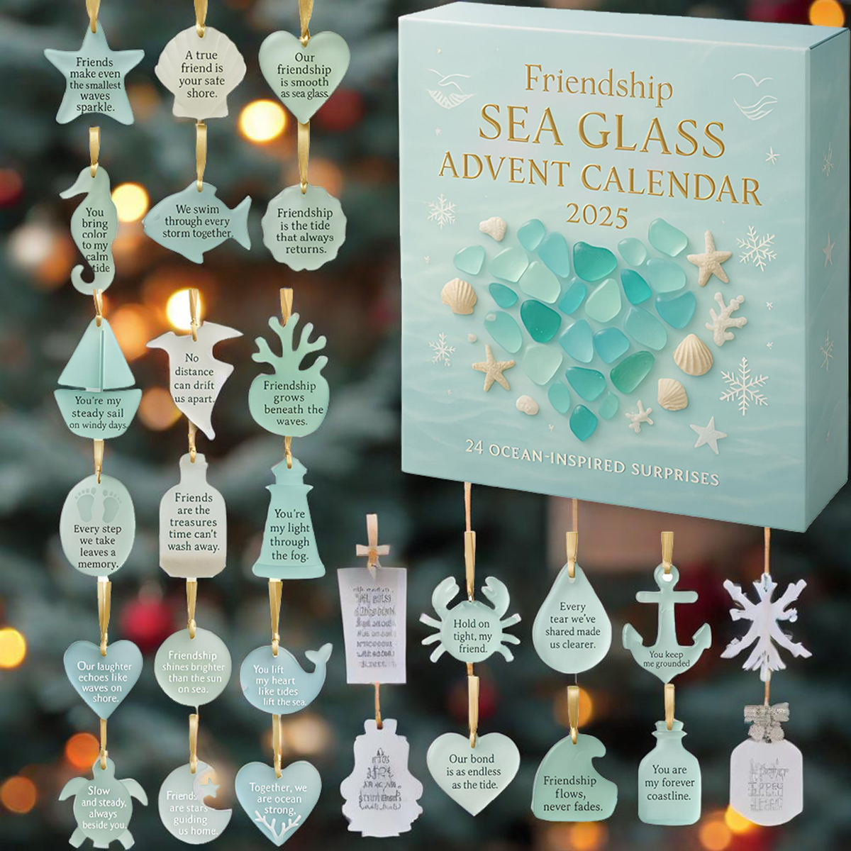 Friendship Sea Glass Advent Calendar 2025