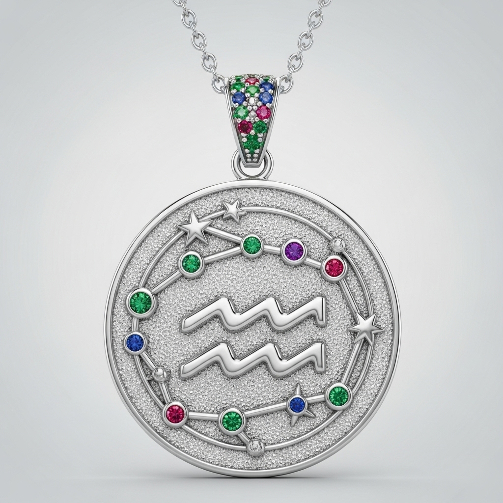 Zodiac Star Gem Necklace