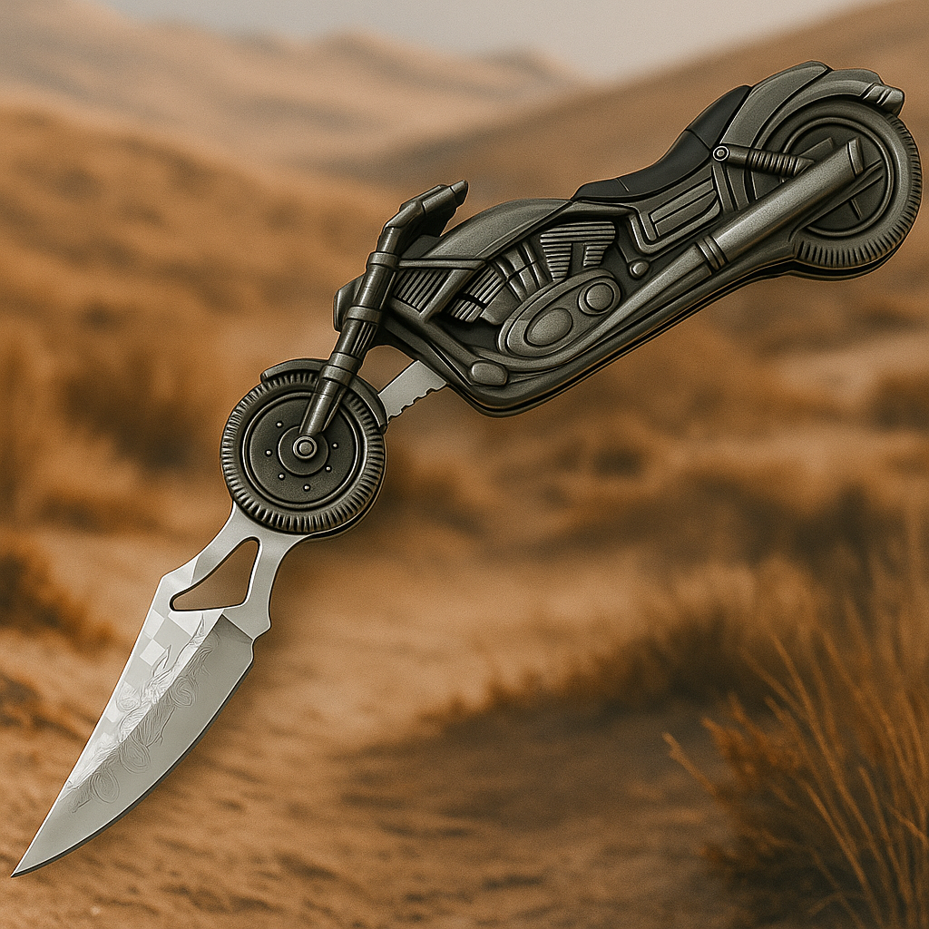 Motorcycle Folding Knife - Ride with Style & Utility