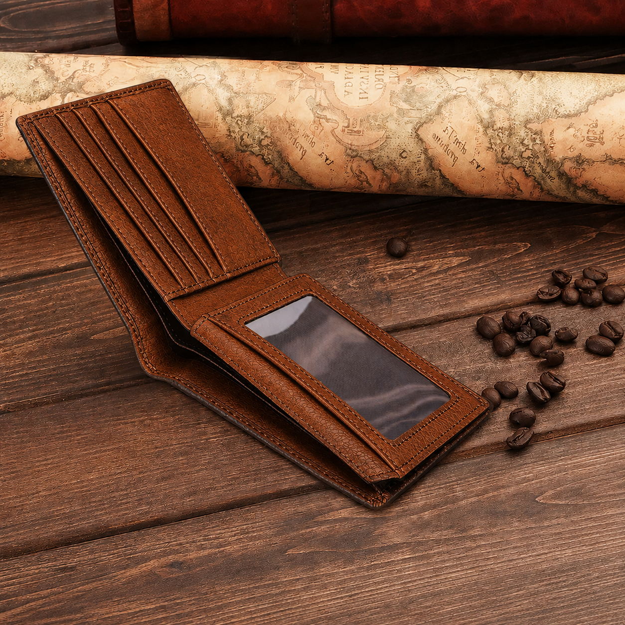 Personalized Heritage & Outdoors Bifold Wallet for Men 🦅🦌