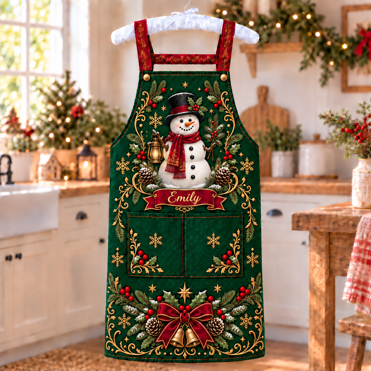 🎄 Personalized Christmas Apron