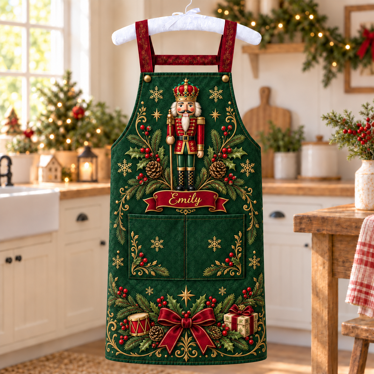 🎄 Personalized Christmas Apron